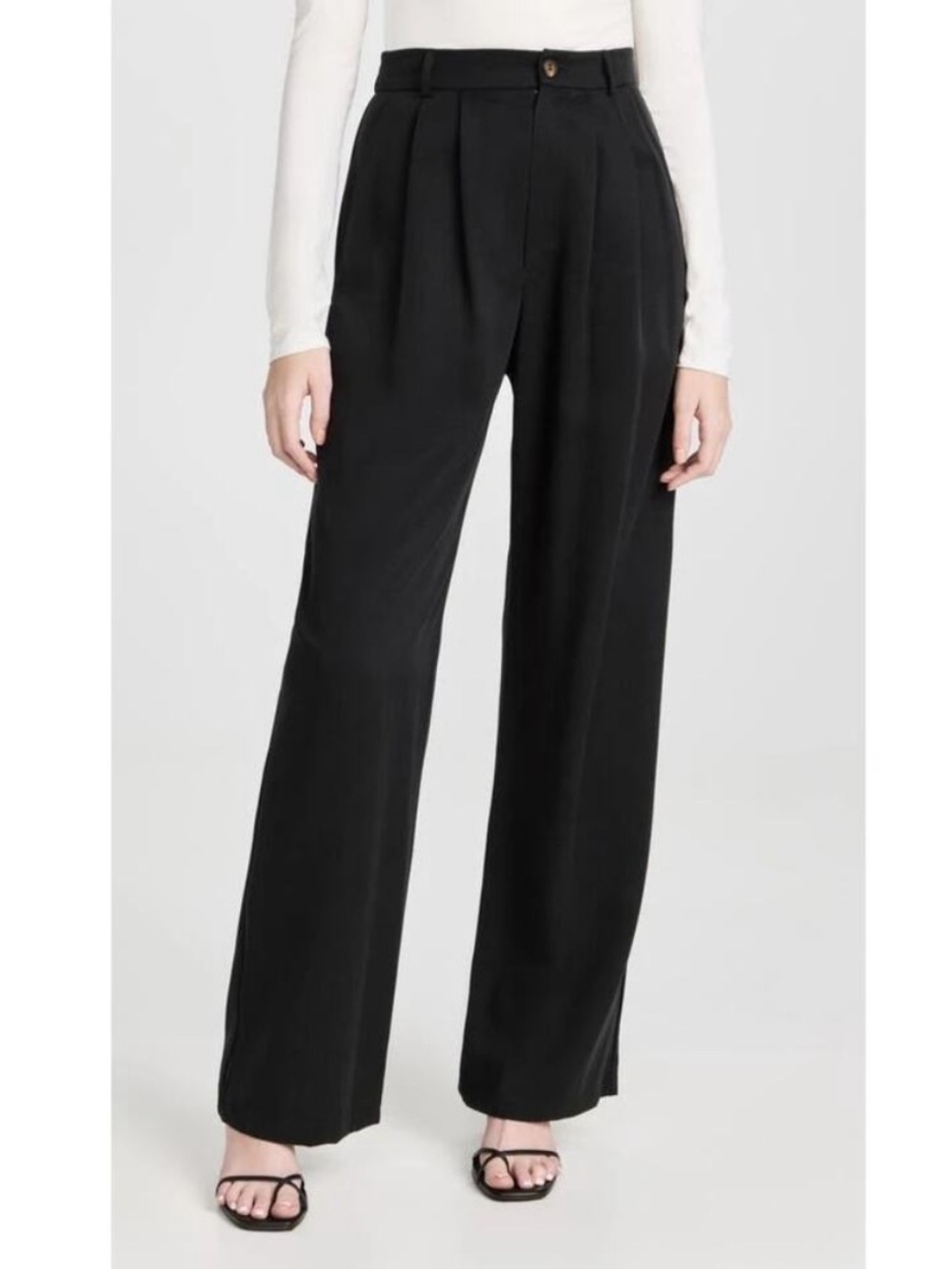 Reformation Mason Pants Black 4 - Picture 2 of 12